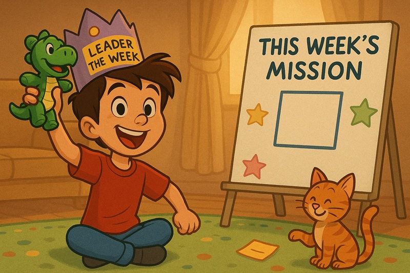 Fund kid-led meeting, proof that family meetings can be fun.